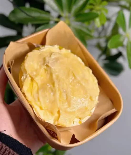 Durian Boat as photographed in the VC Yogurt Uber Eats listing